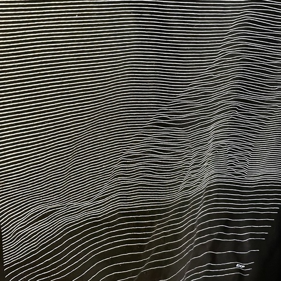 Express MENS WOLF 3D print tee shirt short sleeve blank white geometric size L - Picture 6 of 9